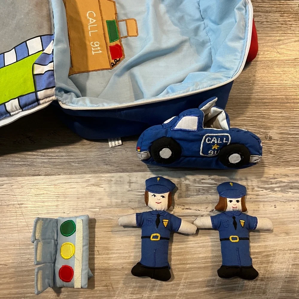 Police play bag with 4 pieces